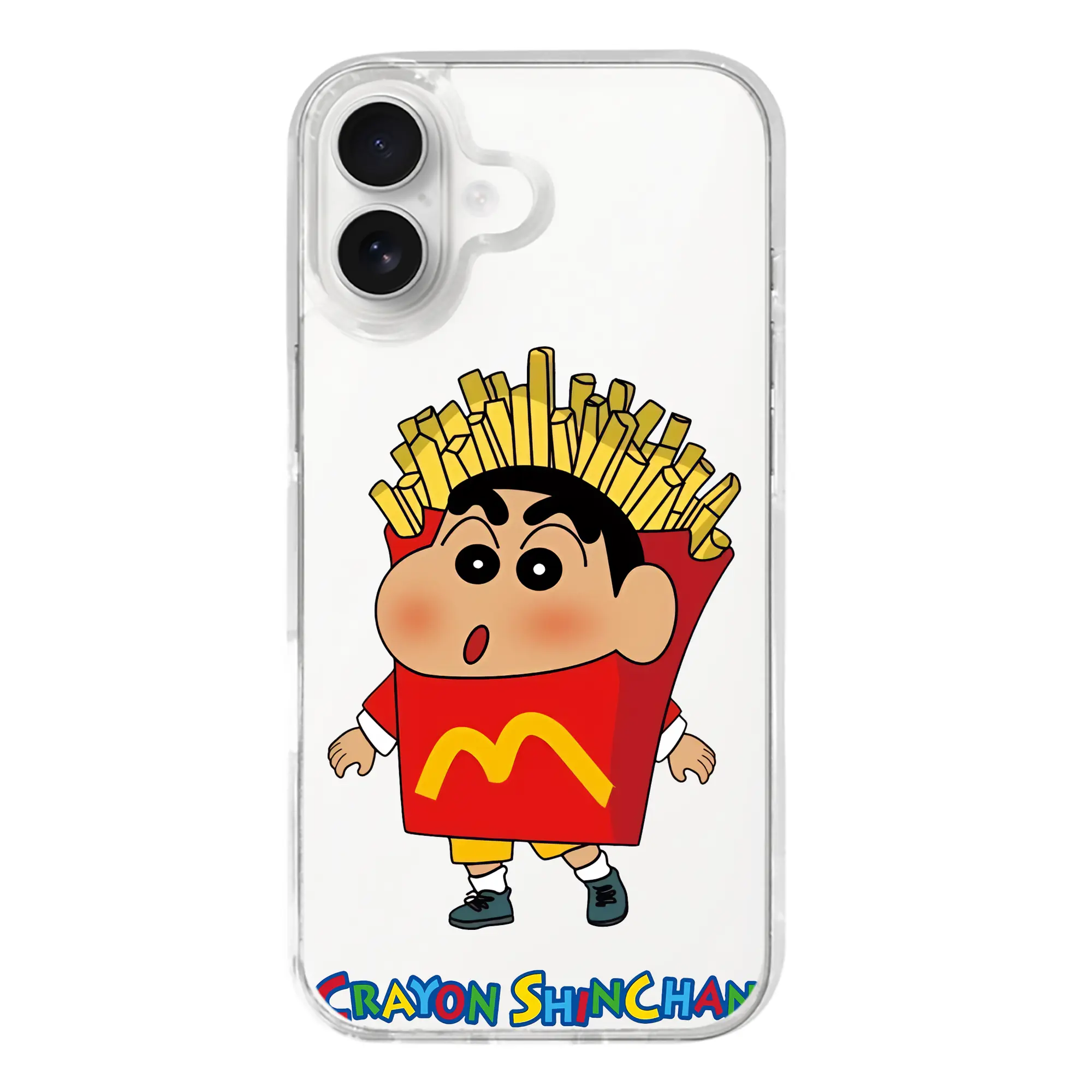 クレヨンしんちゃん グッズ 野原 しんのすけ - iPhone 17シリーズ 透明スマホケース – 薄型・耐衝撃・精密フィット保護カバー